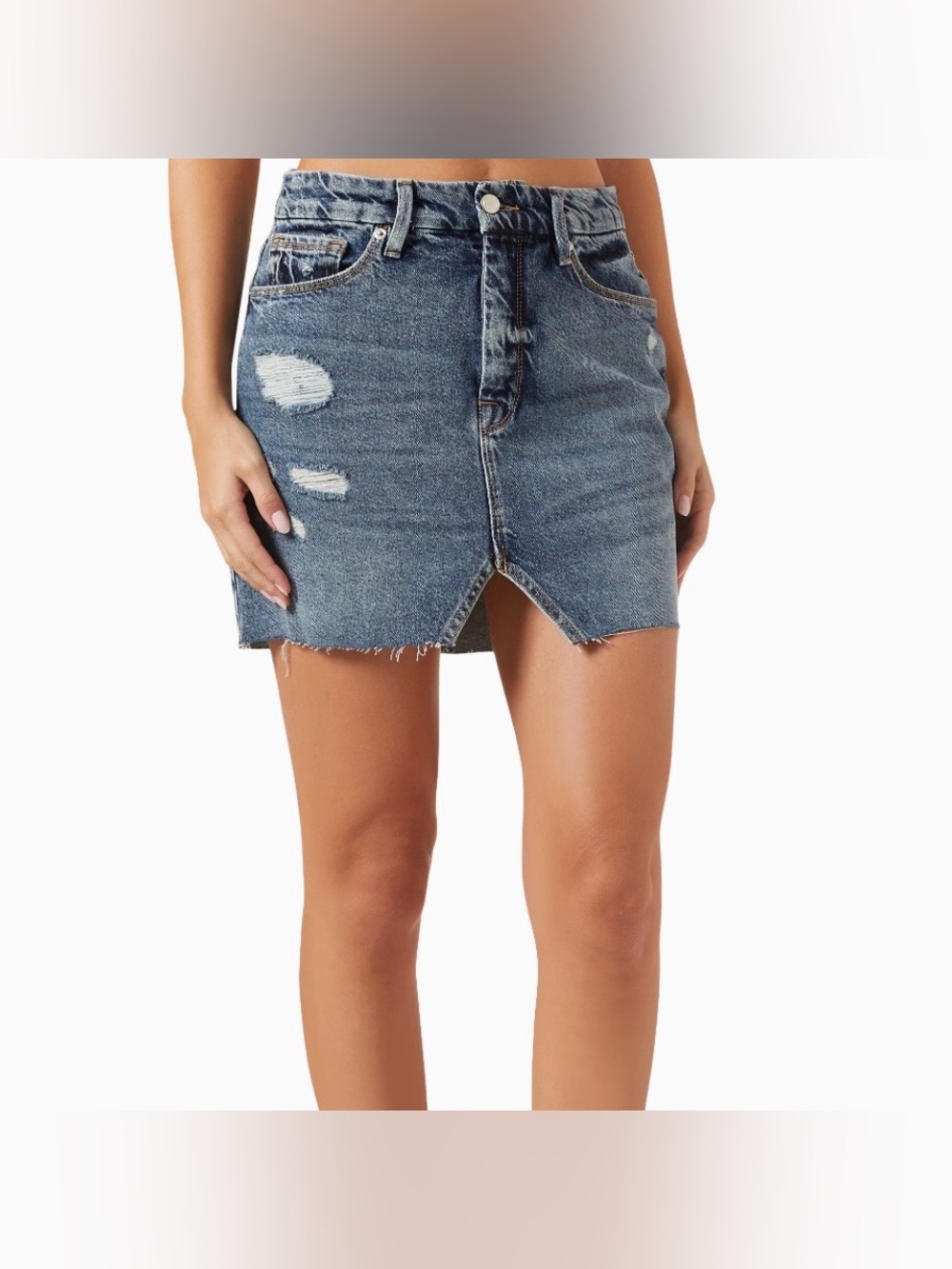 Good American Cut Out Mini Skirt Size 15